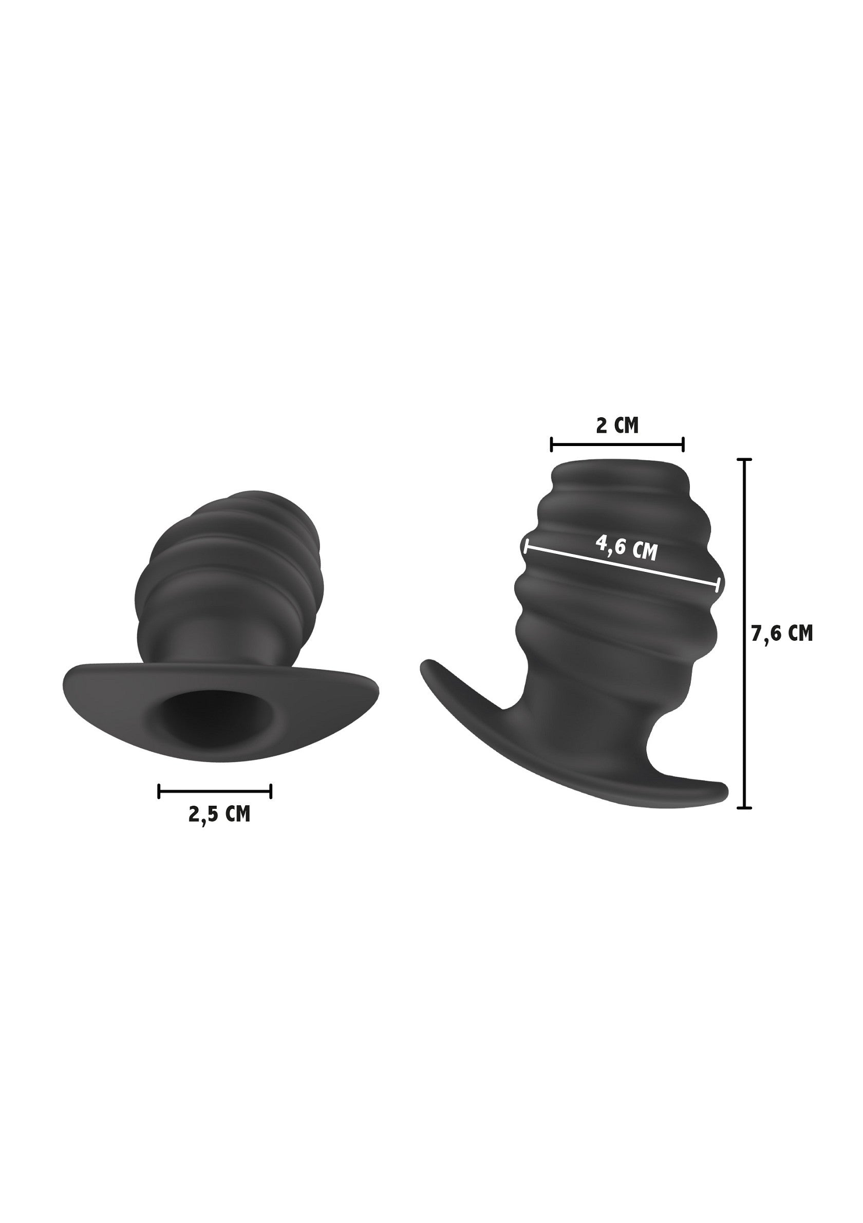 Hidden Desire Extreme Invader Silicone Open Plug Medium - Image 2