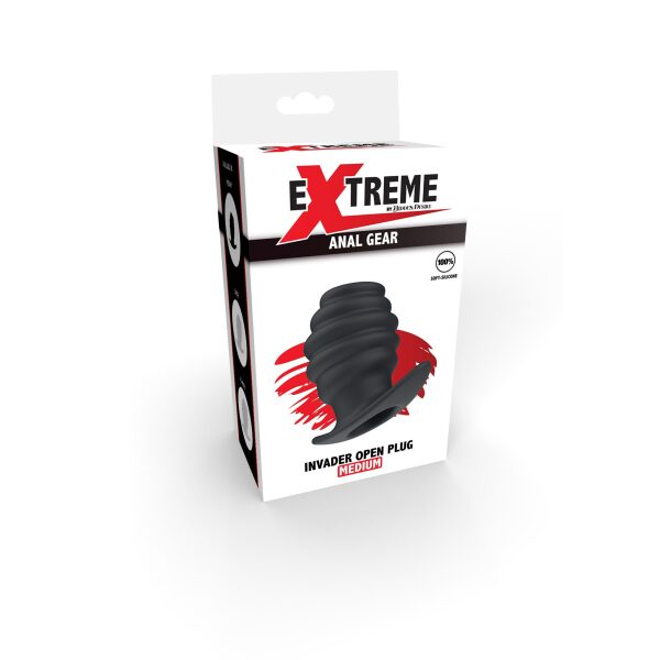 Hidden Desire Extreme Invader Silicone Open Plug Medium