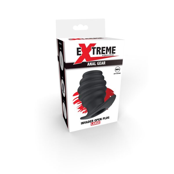 Hidden Desire Extreme Invader Silicone Open Plug Large