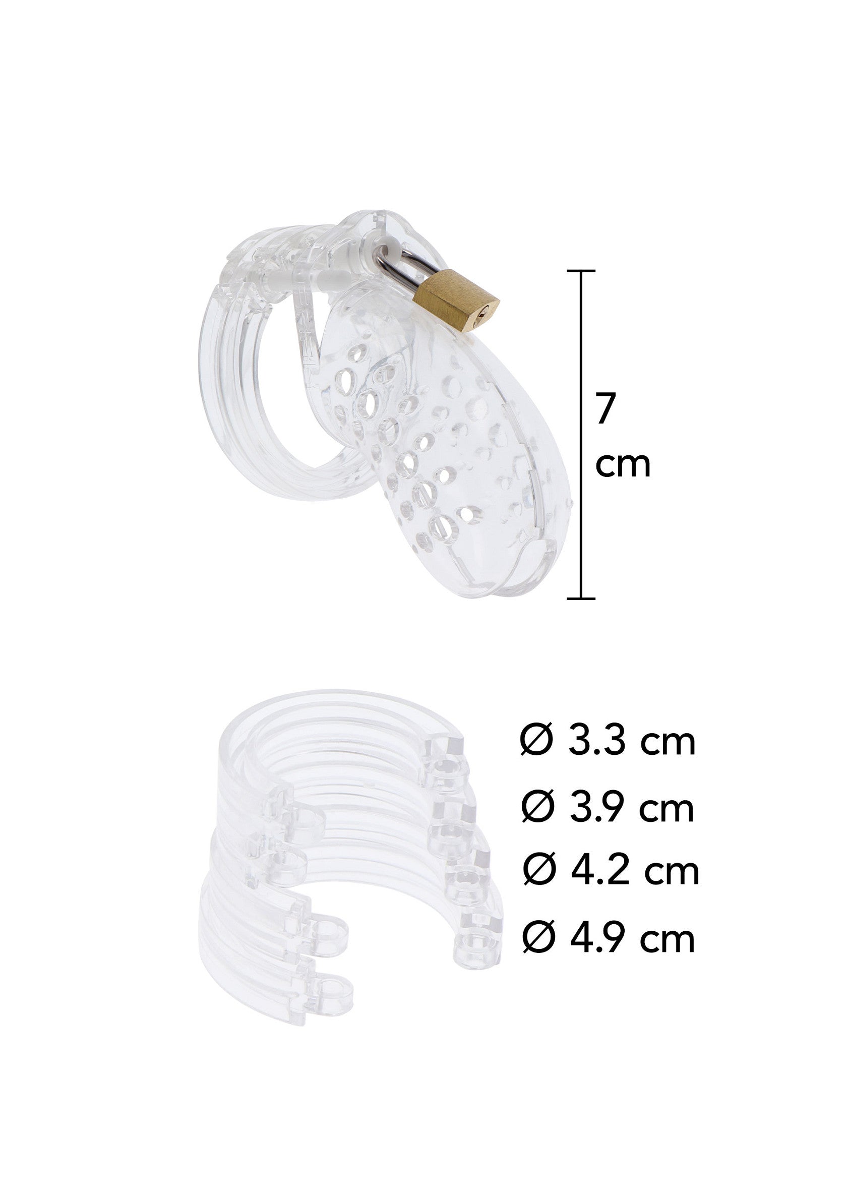 Chastity Cock Cage Acrylic - Image 3