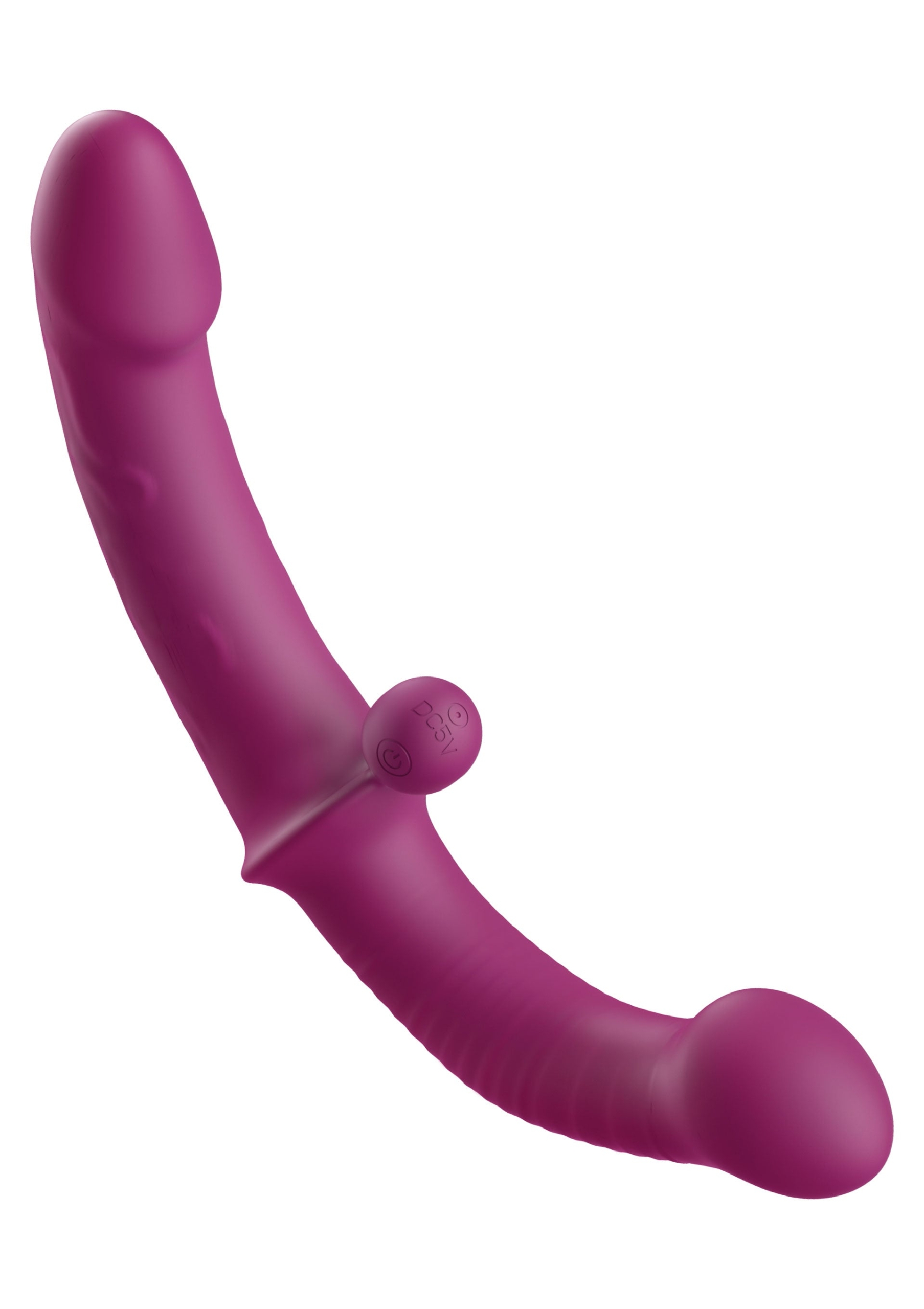 She.E.O Dual-Sided G-Spot Couples Silicone Rechargeable Wireless Vibrator – Purple - Image 5