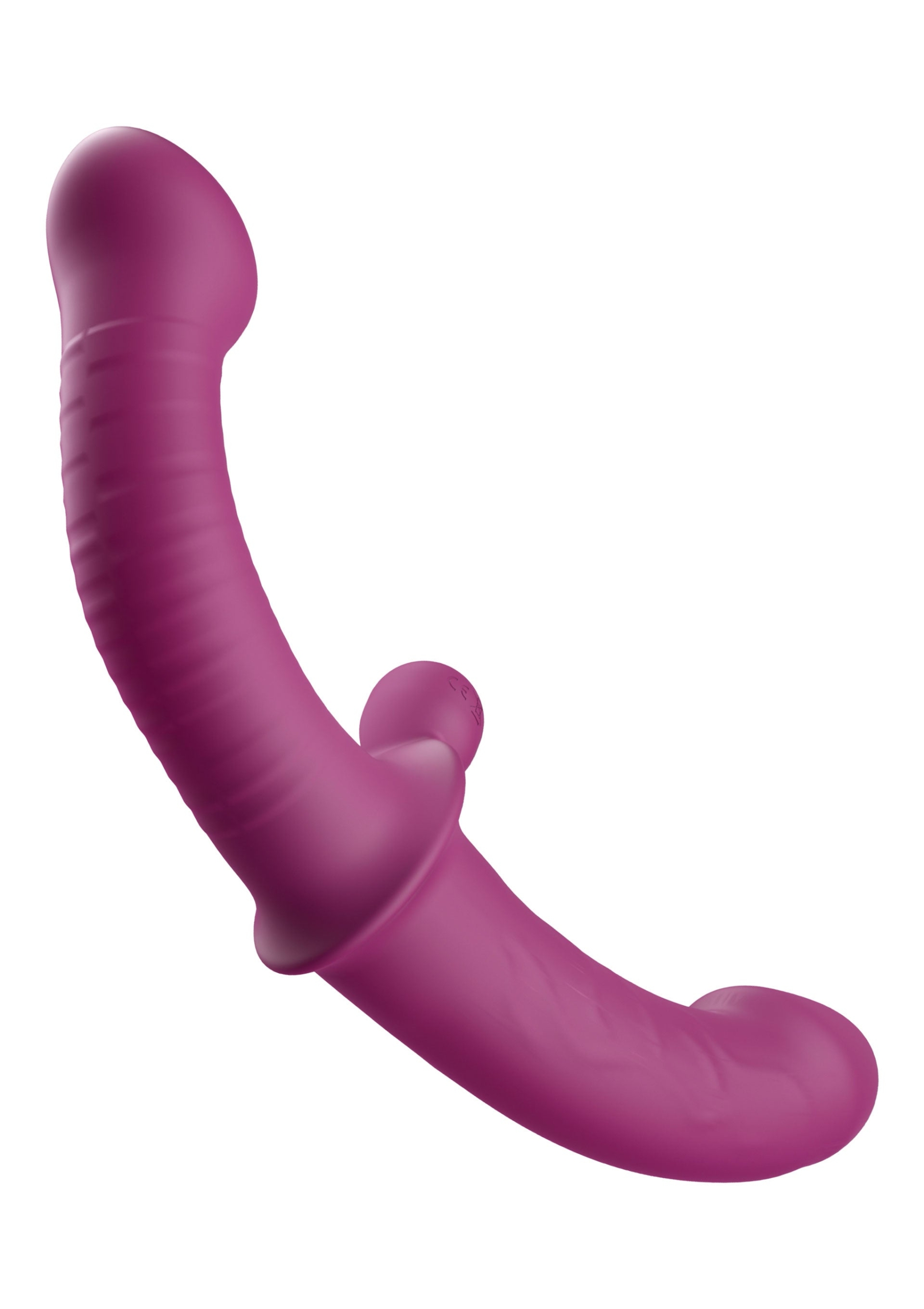 She.E.O Dual-Sided G-Spot Couples Silicone Rechargeable Wireless Vibrator – Purple - Image 6