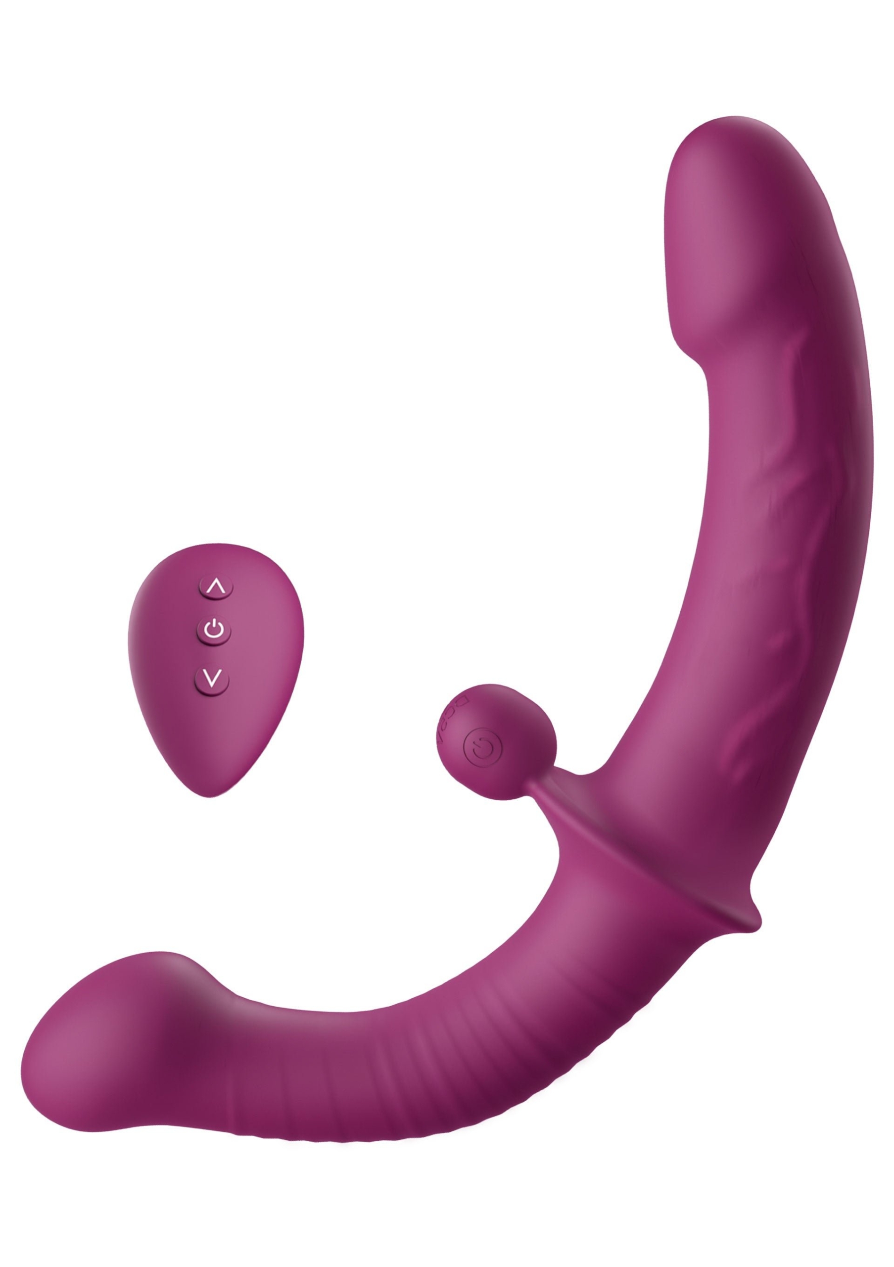 She.E.O Dual-Sided G-Spot Couples Silicone Rechargeable Wireless Vibrator – Purple