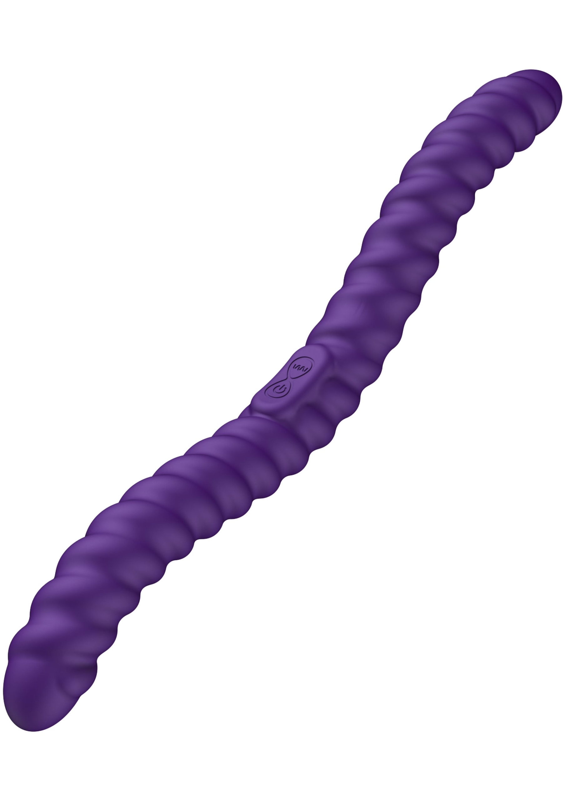 She.E.O Dual-Sided Flexible Silicone Rechargeable Wireless Vibrator - Purple - Image 7