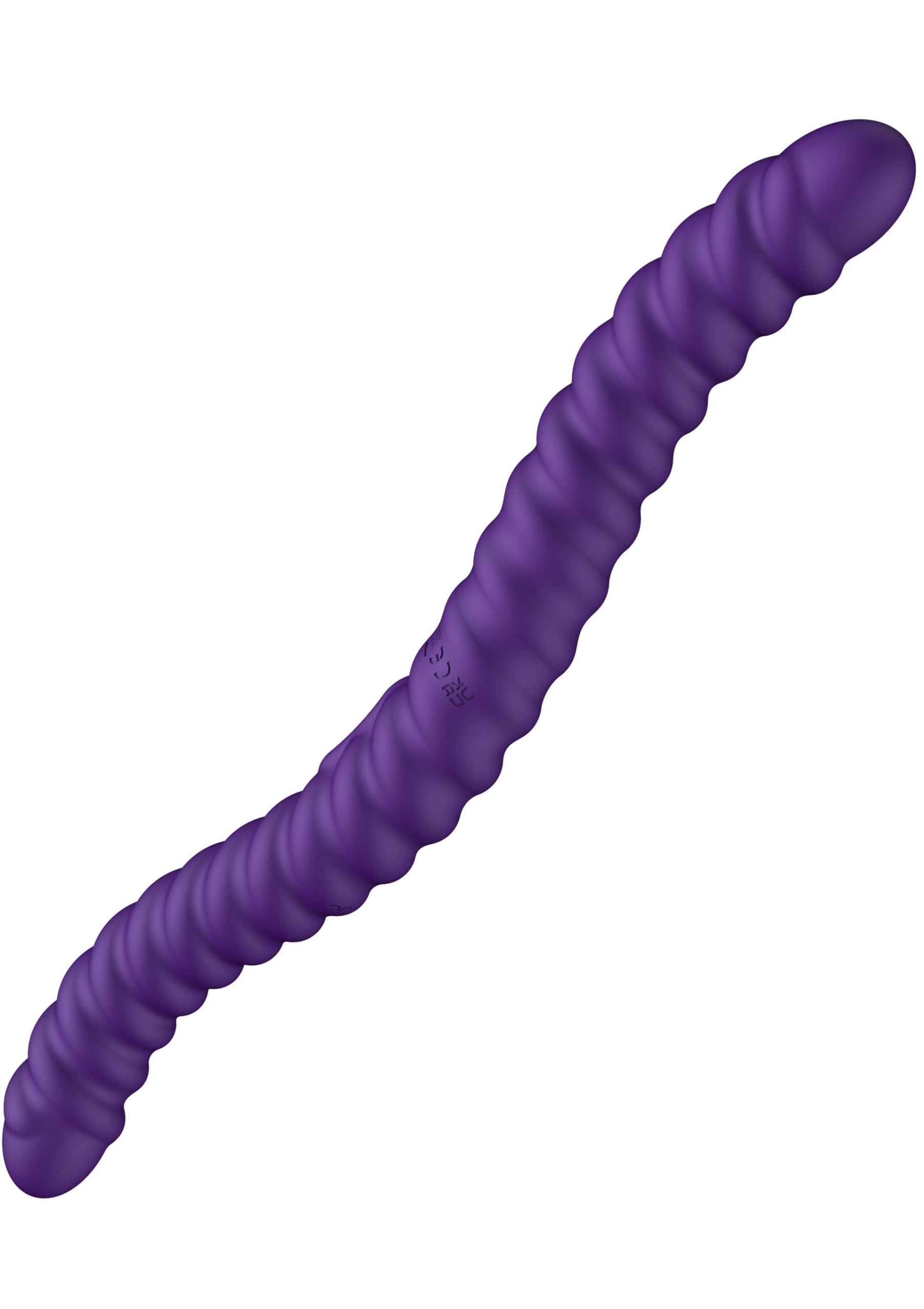 She.E.O Dual-Sided Flexible Silicone Rechargeable Wireless Vibrator - Purple - Image 8