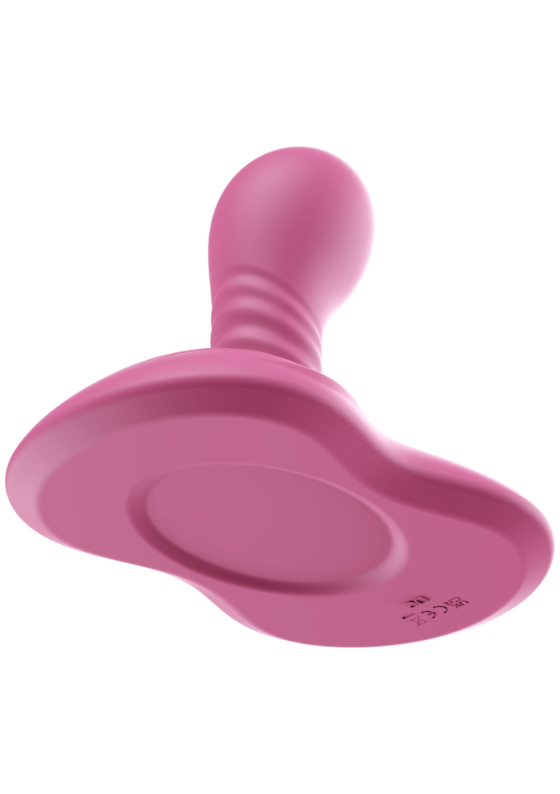 She.E.O Rotating Vibrating Grinder Rechargeable Silicone Wireless Vibrator - Pink - Image 7
