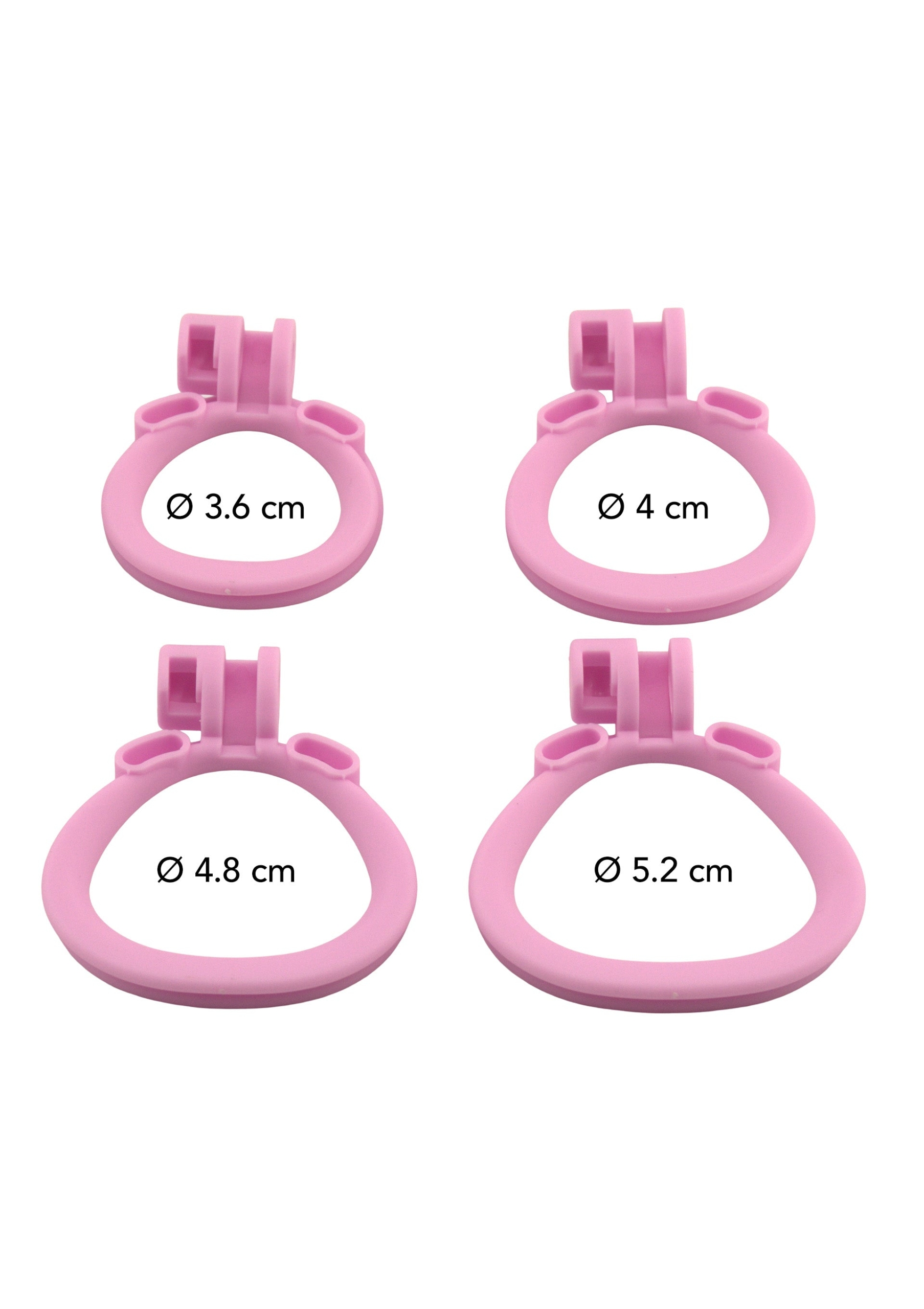 Penis Prison Cock Cage Short - Pink - Image 5