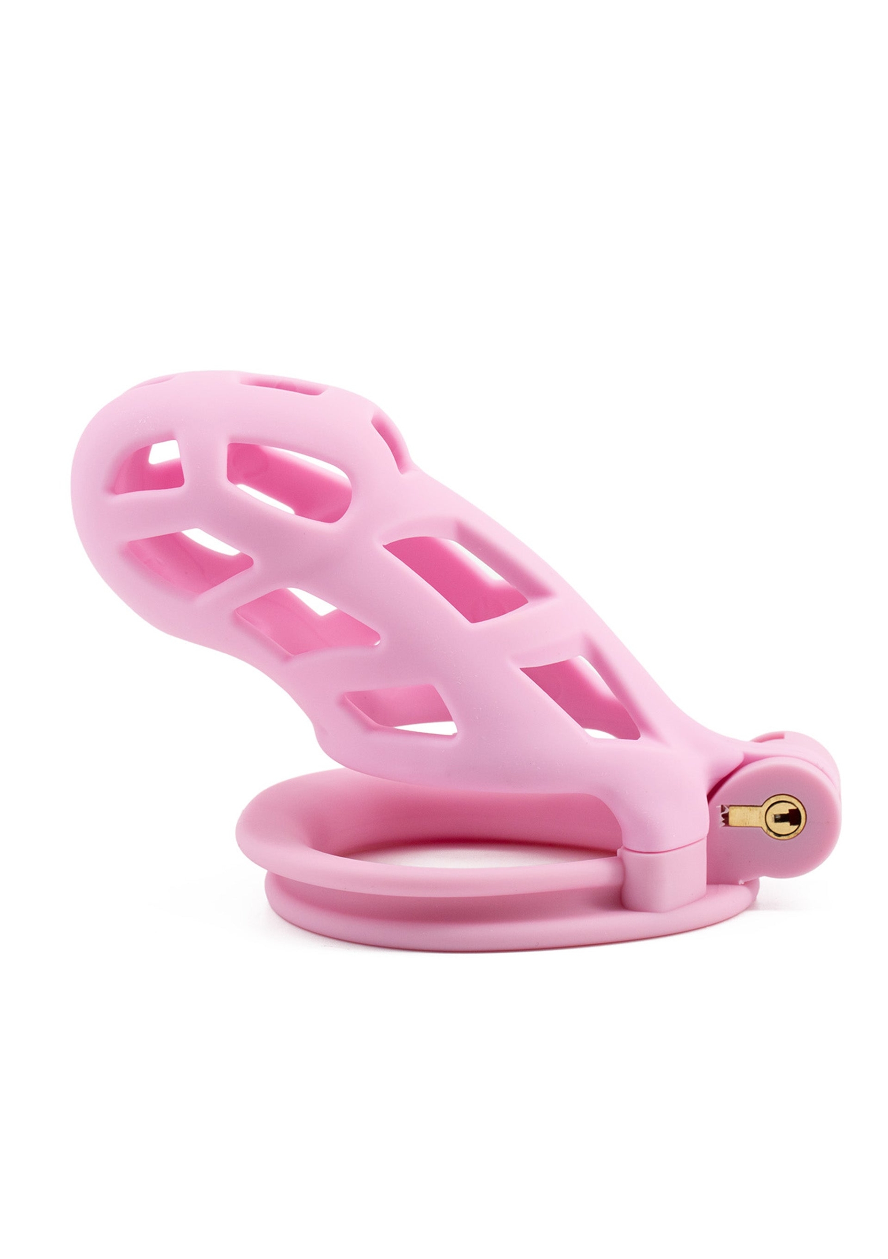 Penis Prison Cock Cage Long - Pink - Image 4