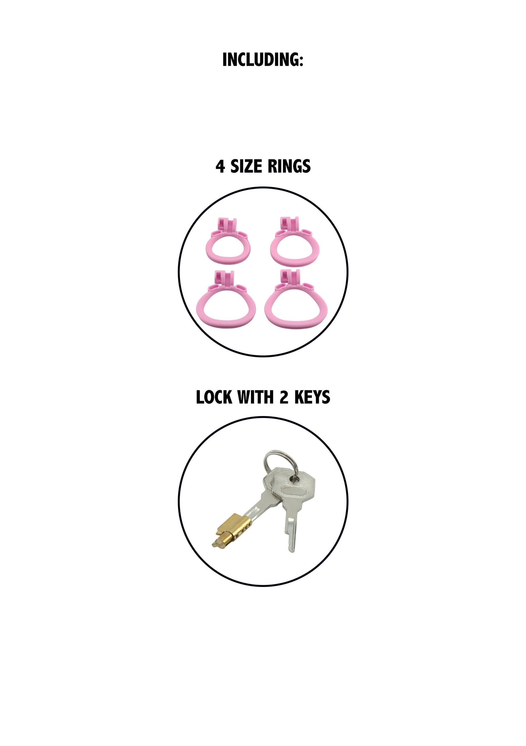 Penis Prison Cock Cage Long - Pink - Image 6