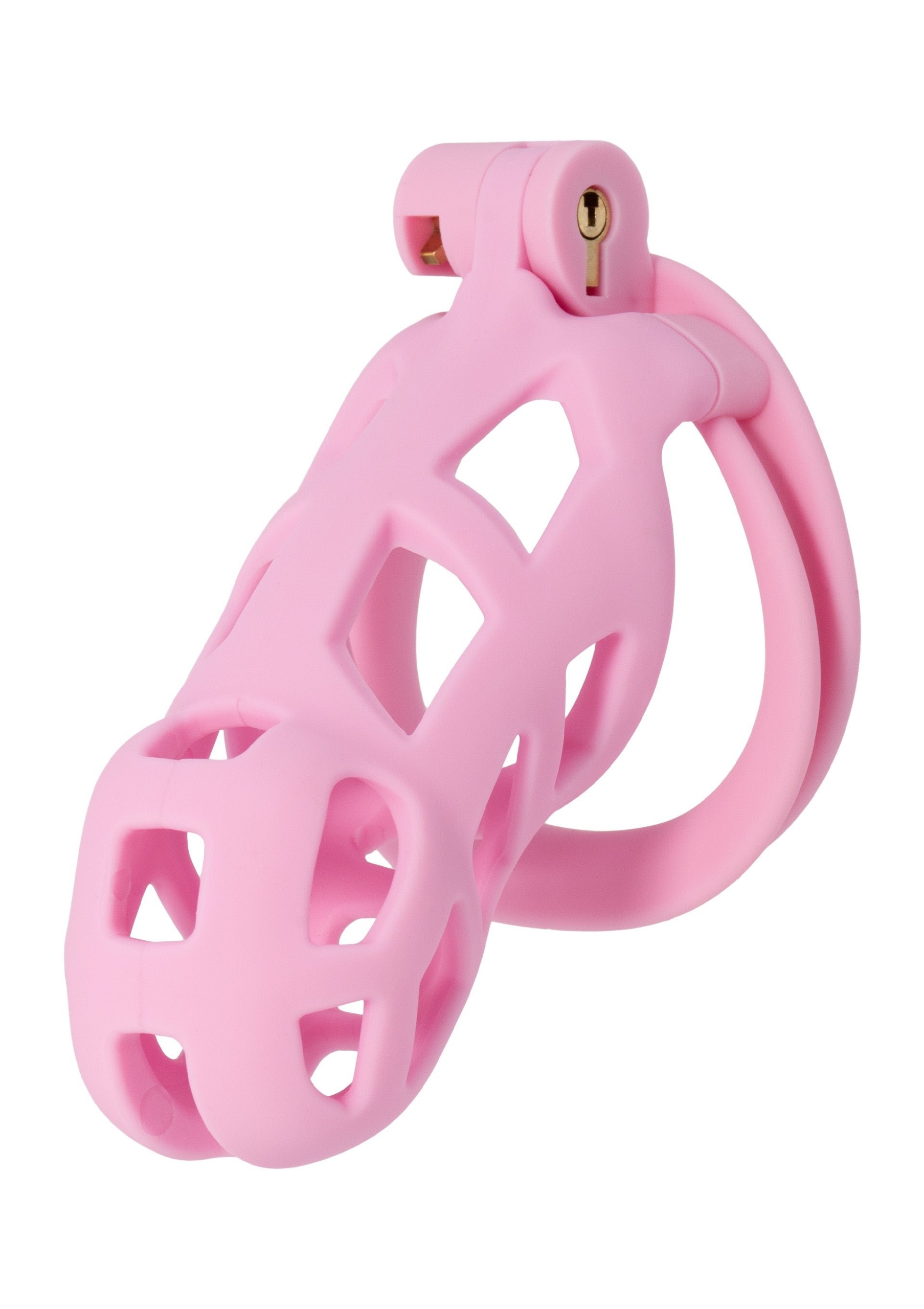 Penis Prison Cock Cage Long - Pink - Image 2