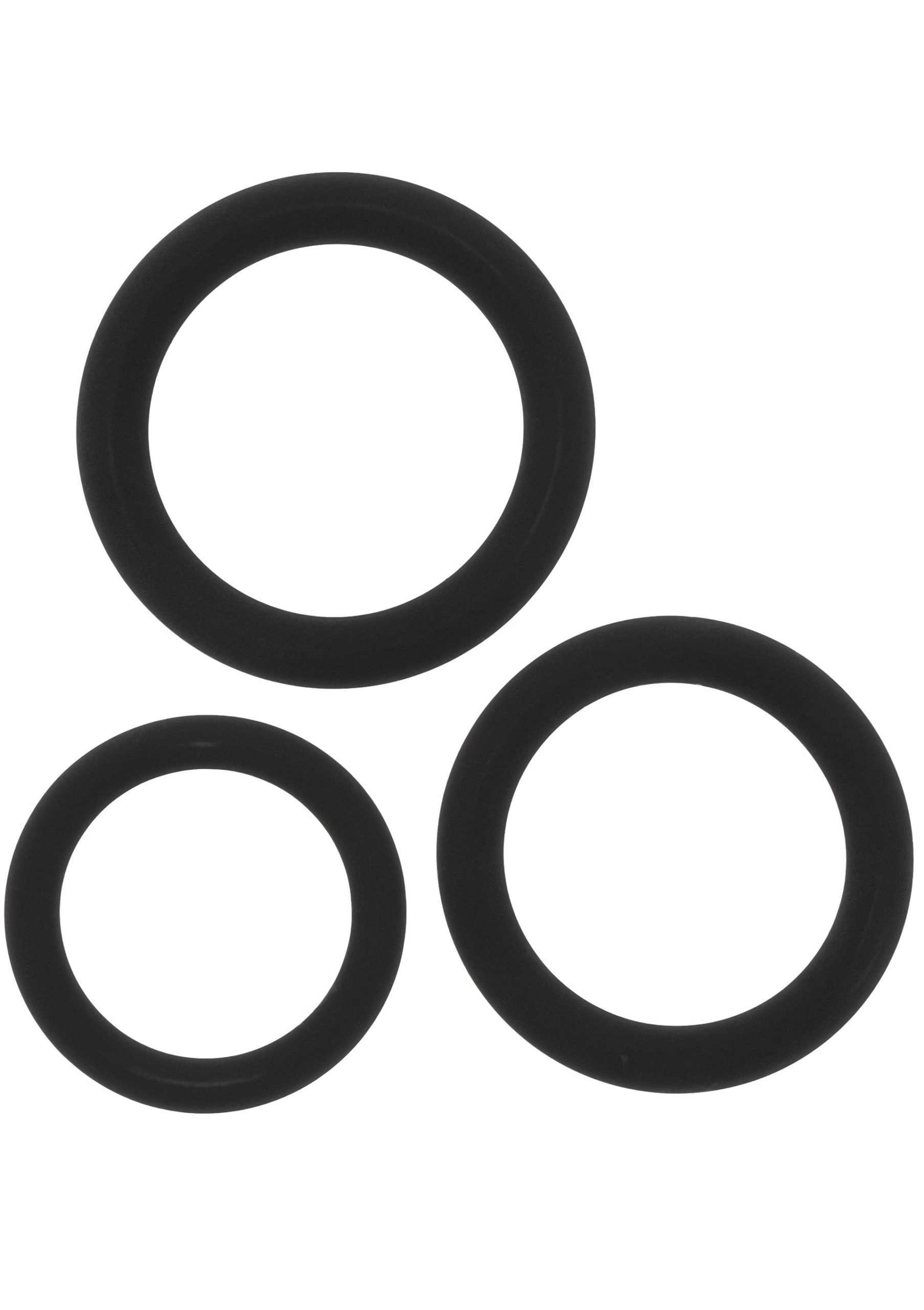 Stamina Starter Premium Silicone C-Rings 3 Pcs Set - Image 5
