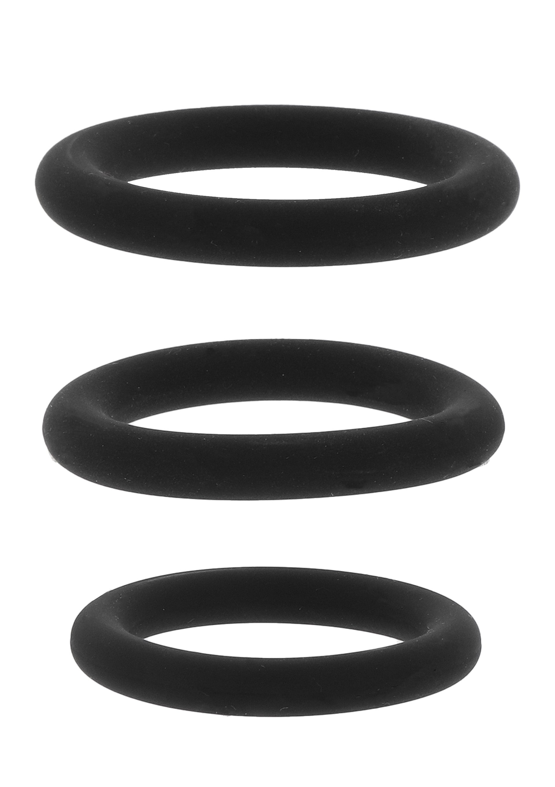 Stamina Starter Premium Silicone C-Rings 3 Pcs Set - Image 4
