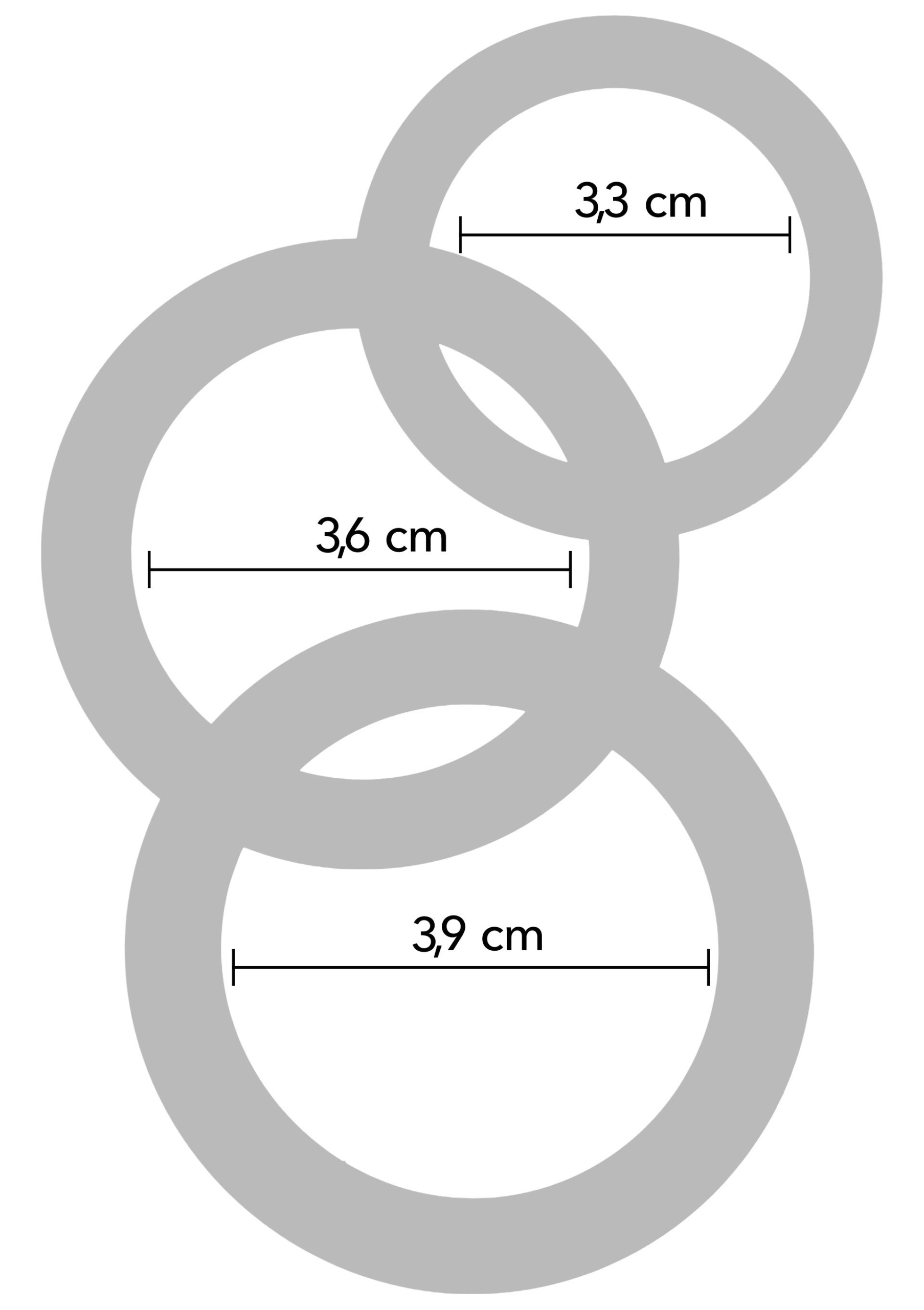 Stamina Starter Premium Silicone C-Rings 3 Pcs Set - Image 3