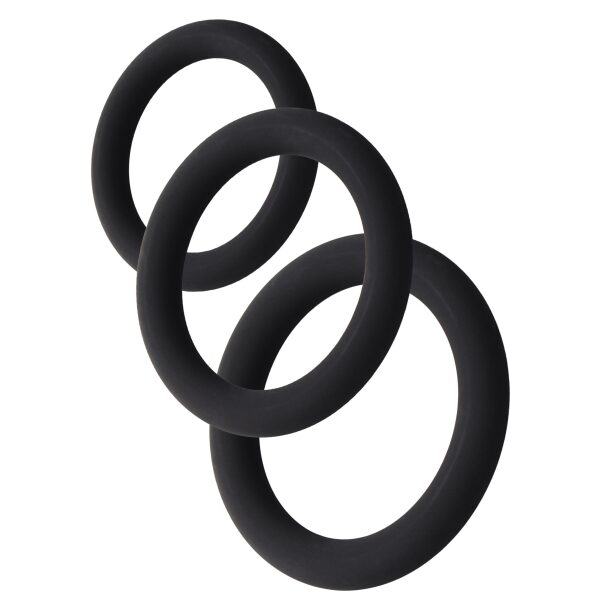 Stamina Starter Premium Silicone C-Rings 3 Pcs Set