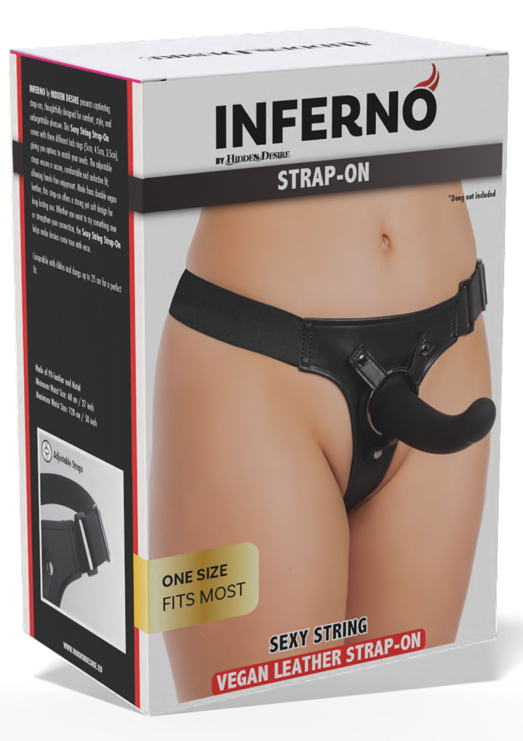 Inferno Sexy String Vegan Leather Strap-On - Image 6