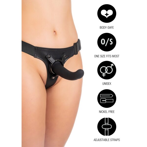 Inferno Sexy String Vegan Leather Strap-On