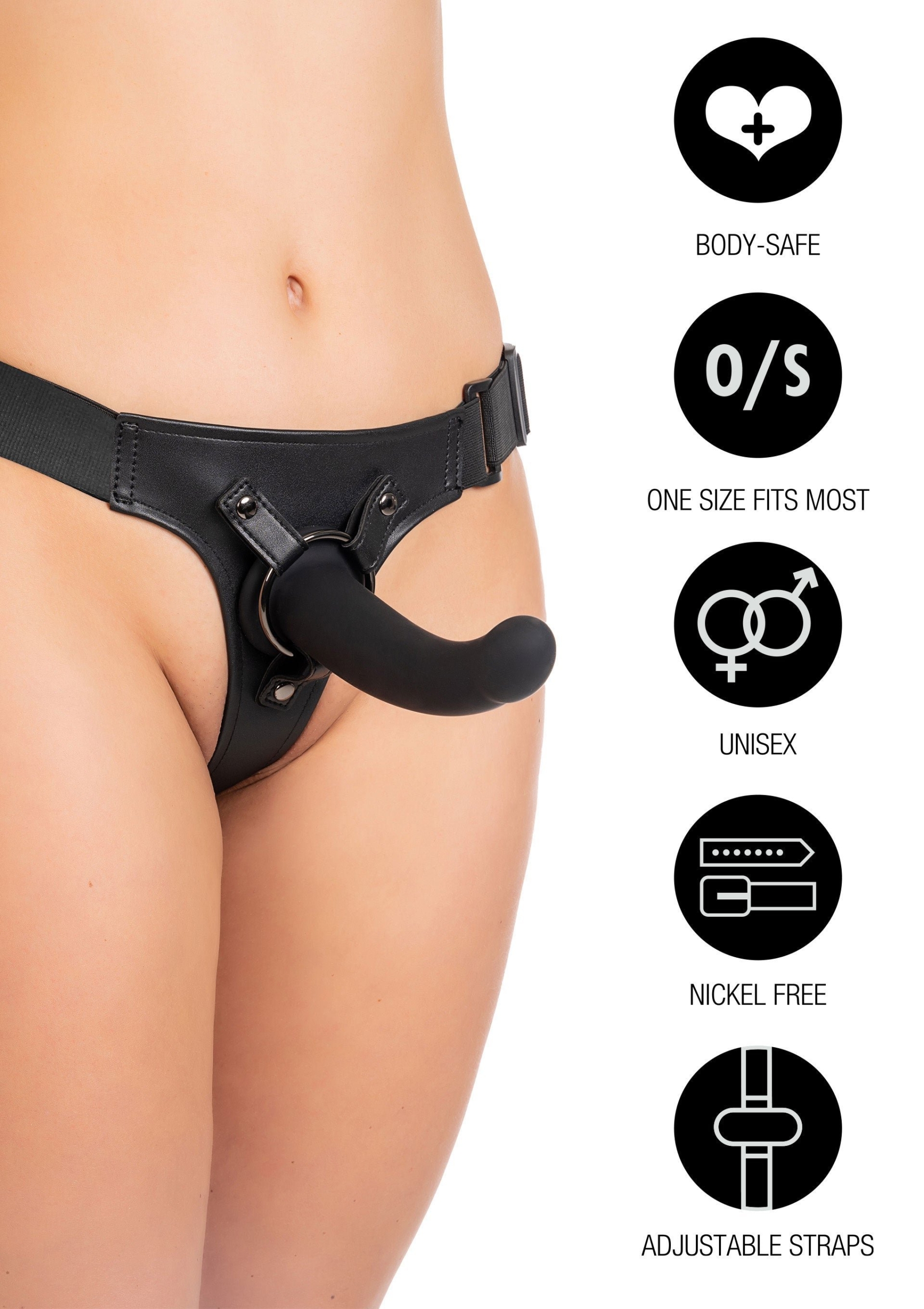 Inferno Sexy String Vegan Leather Strap-On
