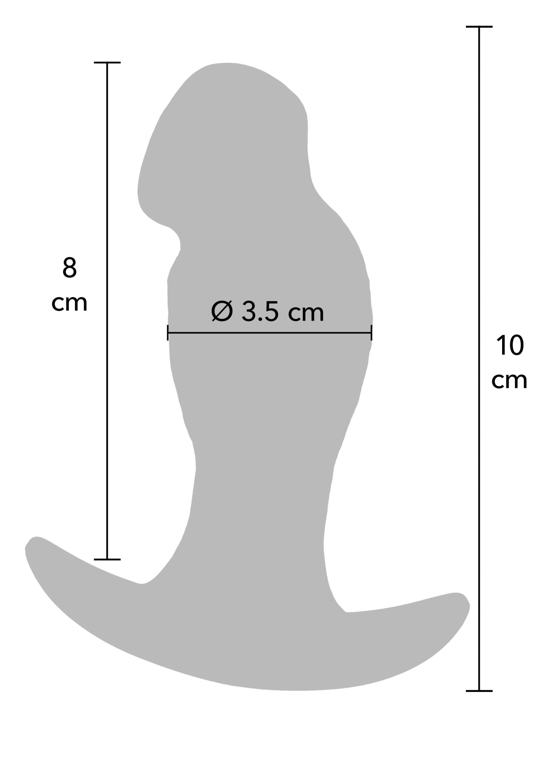 Inferno Realistic Buttplug Liquid Silicone -10 cm - Image 3