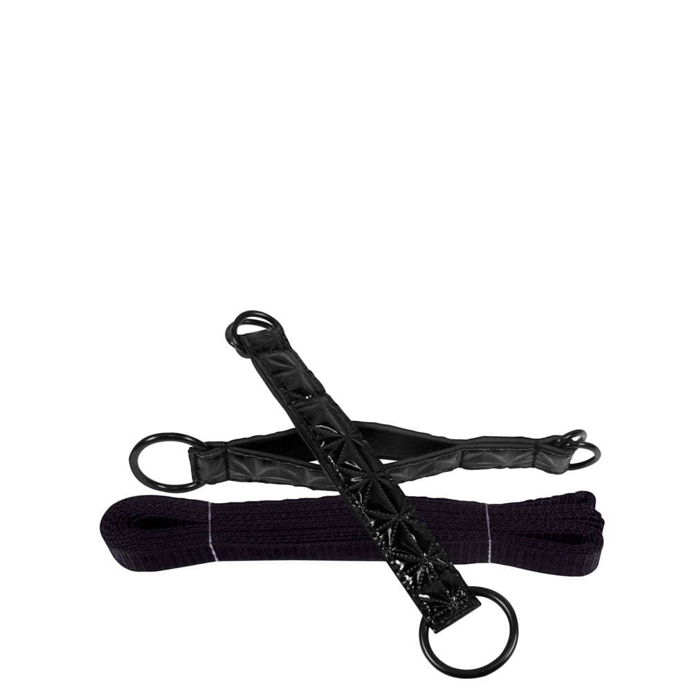 NS Sinful Black Bed Restraint Straps - Black - Image 2